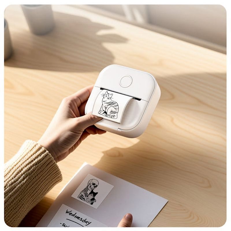 Mini Impresora Phomemo T-02 tamaño