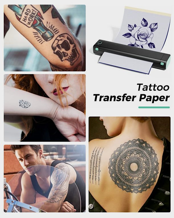 Papel de Transferencia de Tatuajes Phomemo