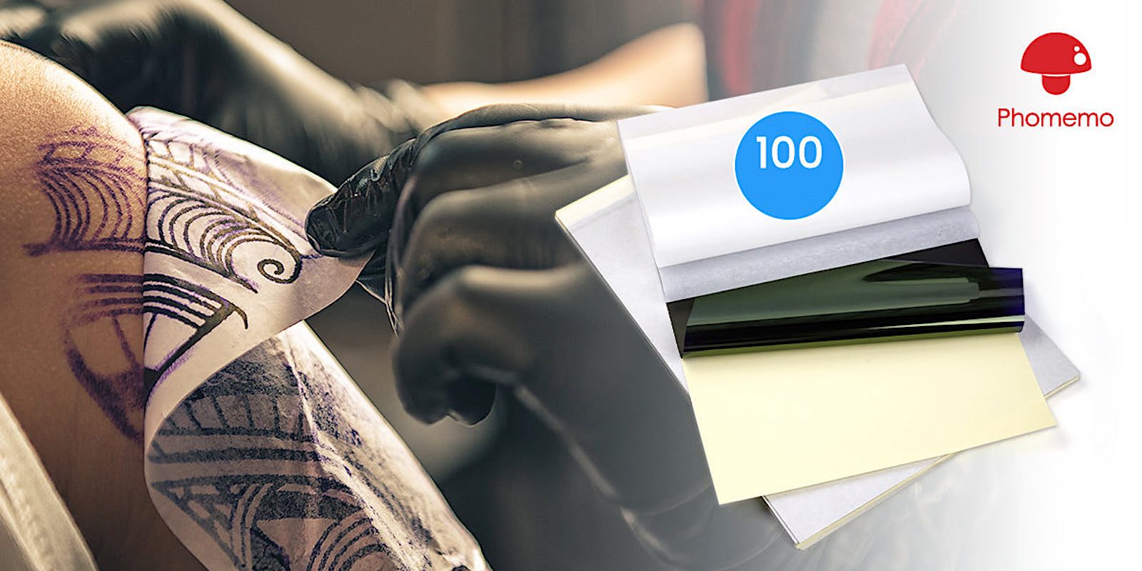Papelde transferencia de tatuajes phomemo m08f